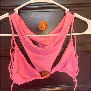 Skatie Vibrant Bubble Gum Pink Bikini Set